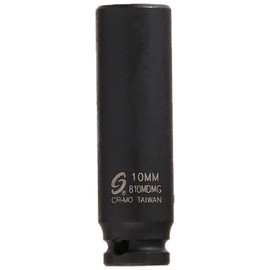 Sunex Tools SUNEX TOOLS 810MDMG 1/4-Inch Drive 10-Mm Deep Magnetic Impact Socket