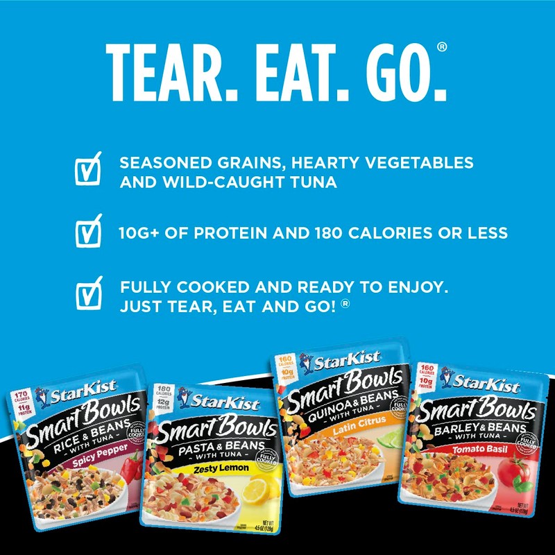 StarKist Smart Bowls Latin Citrus, 4.5 oz Pouch (Pack of