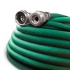 Flexon H2ZERO100CN Lightweight Fabric Garden Hose, 100 ft, Green