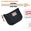 Rough Enough Small Travel Cable Organizer Bag with Zipper for