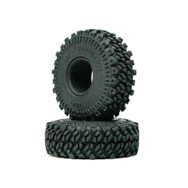  Little Guy Racing Parts Claw Hammer M/T (63mm) 1.0 Inch Tires Compatible with 1/24 RC Axial SCX24, RGT, Element, Enduro, URUAV (4 Tires per Order), Black, 63mmx20mmR1 + Free LGRP Sticker