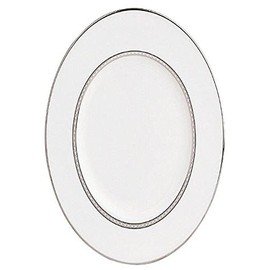 Lenox Murray Hill 9" Accent Plate, 1.16 LB, white and platinum
