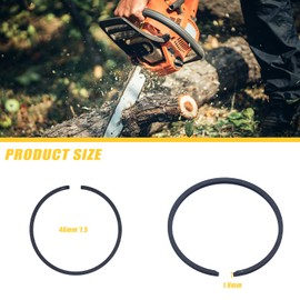 Haishine 46mm Piston Ring Fit for Husqvarna 51 55 Rancher 257 357 XP & EPA 359#503289014 New