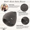 Britt's Knits Satin Lined Beanie Winter Hat for Women Stylish