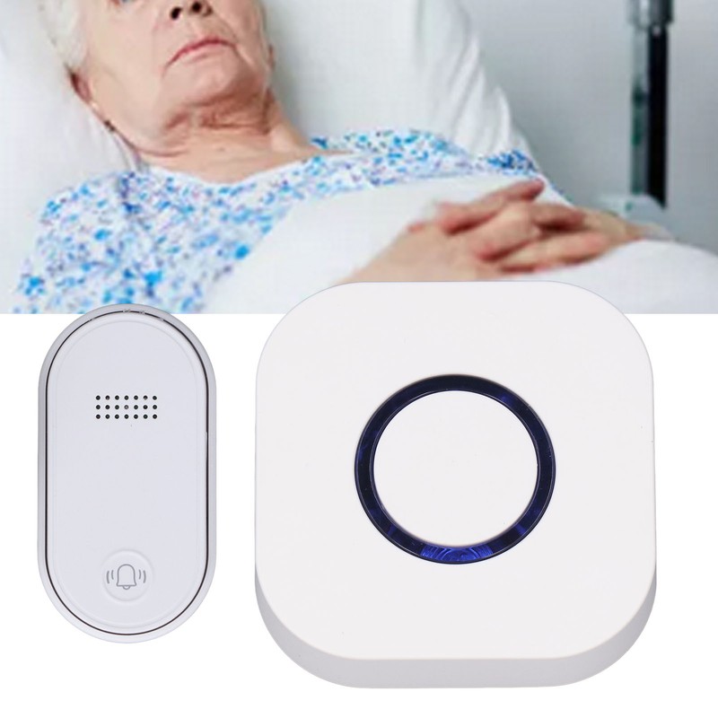 Wireless Caregiver Pager Emergency Nurse Alert System 433MHZ Volume Adjustment