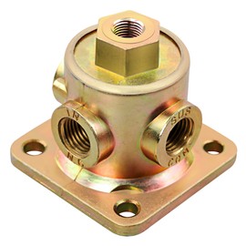 Misakomo 90554615 3-Way Pilot Valve - 1/4"-1/8" NPT Pilot Valve Port Compatible with Haldex 90554615 pilot valves - Pilot Valve for Air Suspension Dump Systems on Semi Trailer and Trucks