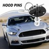 Hood Pins Kit for Car - Stainless Steel Hood Pin
