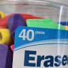 GREENBRIAR 40 COUNT GREENBRIAR COLORFUL PENCIL TOPPER ERASERS NEW IN