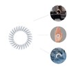 Spiral Hair Ties, waterproof No Crease Coil Hair Ties, Phone