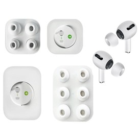5 Pairs Ear Tip Replacement for AirPods Pro 2nd/1st Generation，Silicone Ear Tips with Noise Reduction Hole Compatible with Airpod Pro (S/M/L)