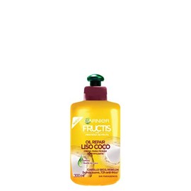 Garnier, Fructis Crema Para Peinar Oil Repair Liso Coco, 300 Ml
