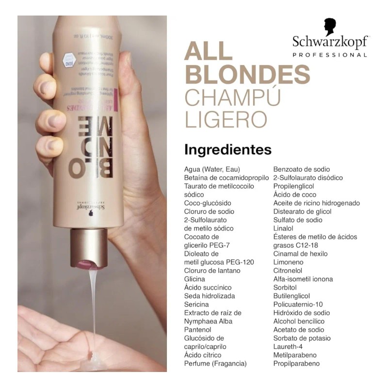 Blondme All Blondes Shampoo Para Rubios 300 Ml