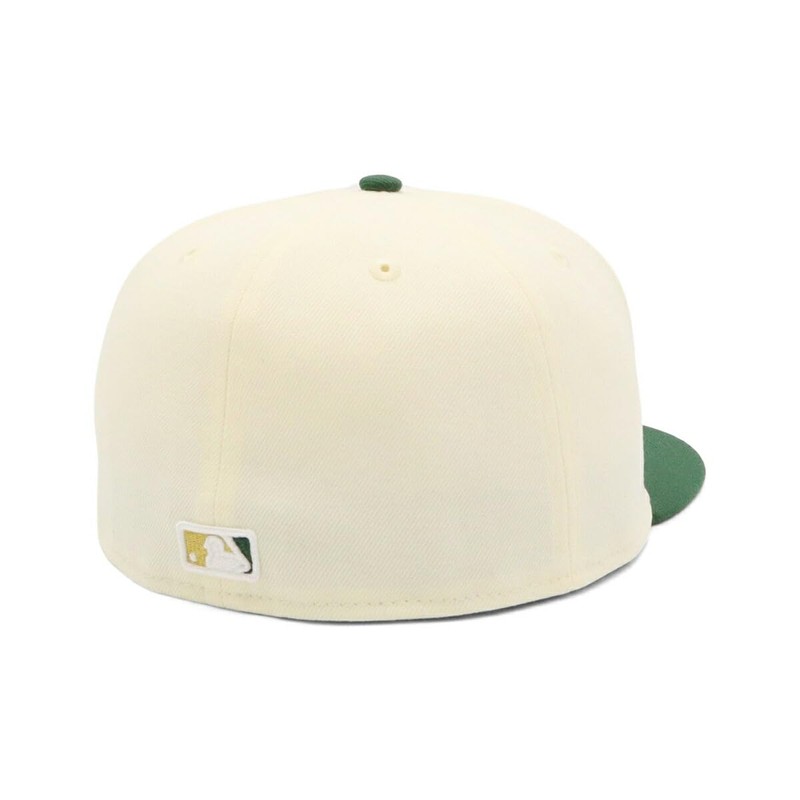 Newera 59FIFTY NER36C9294 2-Tone Under VISOR ONSPOTZ Cap, OAK Chrome/Green,