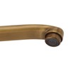 Antique Garden Faucet with Extended Spout Antifreezing Copper Wall Mount