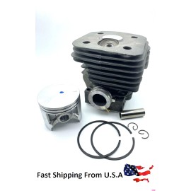 Farmertec 58MM Big Bore Cylinder Kit For Husqvarna 395 replaces OEM 503 99 39 71