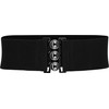 BlackButterfly Wide Elastic Waist Cinch Stretch Waistband Retro Clasp Buckle