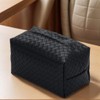 JZS PU Leather Tissue Box Cover Square Facial Tissue Holder