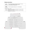 Time Relay Multifunctional Normally Open DIN Rail Delay Timer Switch