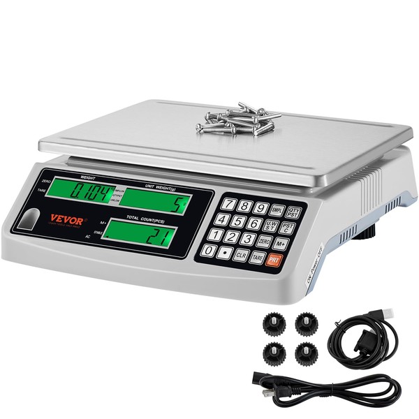VEVOR Industrial Counting Scale, Digital Scale for Parts and Coins,