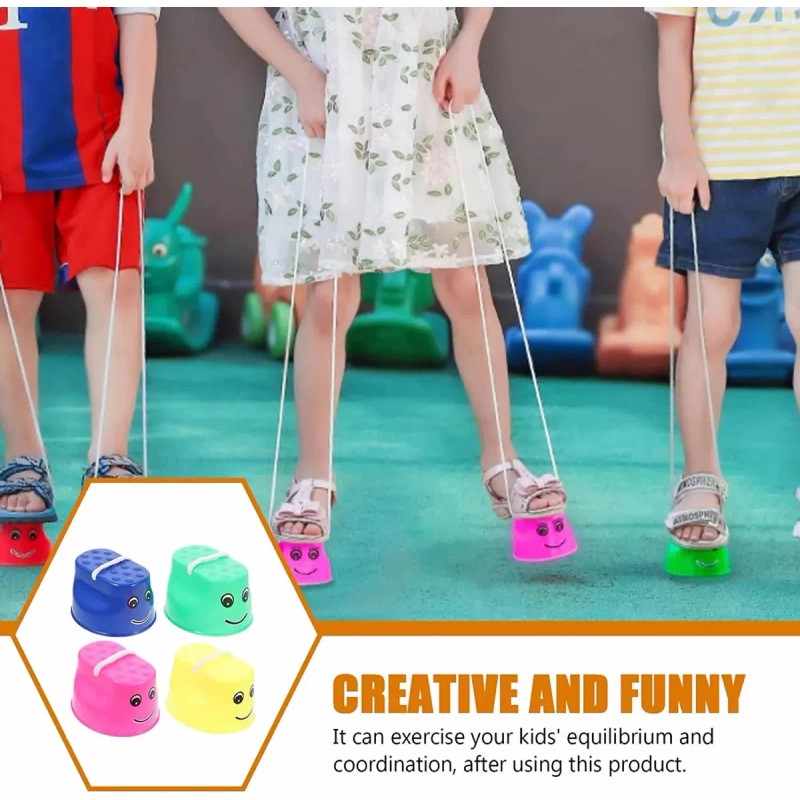 PMX Zancos Para Niños, Zancos Rosas 1 Par, Juguetes Didácticos