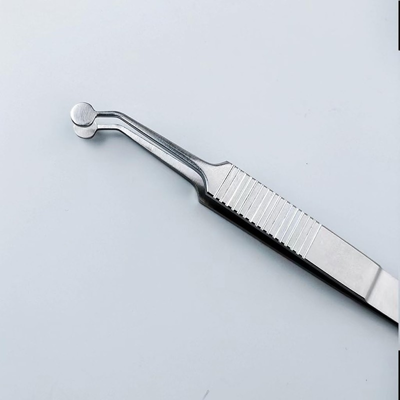 Round Tip stainless steel tweezer Arita Tauber Meibomian gland expression