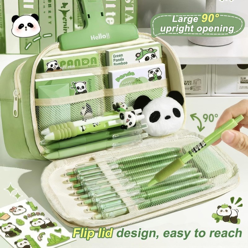 KOSTACHI Pack of 29 Aesthetic School Supplies, Green, Green