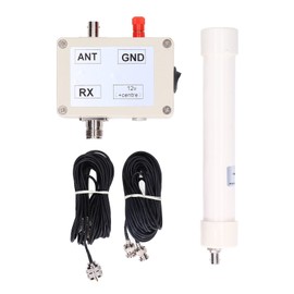 VLF LF HF VHF Active Receiving Antenna Kit, Active Antenna, Receiving Antenna Kit with SMA Connection Cable 10kHz-30MHz DC5-13V 100mA
