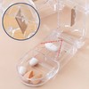 Pill cutter cutter 2color pill splitter pill cutter cutter cut grinder grinder white 5ea