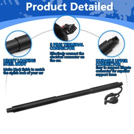 Left Rear Power Tailgate Lift Support Shock Struts Compatible with 2021 2022 2023 2024 Suburban Tahoe Escala-de ESV Yukon XL Trunk Liftgate Actuator Replace for Driver 84806679,87840007