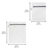 iDesign Medium and Large Laundry Delicates-Set of 12-White Mesh Wash