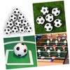 Mikinona 8Pcs Mini Soccer Balls for Table Soccer Durable Replacement