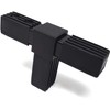 Design61 4 x T-piece connector for square pipes, pipe connectors,