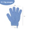 8 PCS Exfoliating Gloves Set, Polyester Exfoliator Mitts for Body