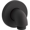 Kohler K-22172-BL Purist Wall Mount Supply Elbow, Matte Black