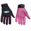 BYTE SNUG FIT GEL PROTECTION HOCKEY GLOVE BLACK PINK (SMALL)