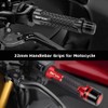 Universal 7/8" 22mm Motorcycle Handlebar Grip, Fit with Suzuki SV650