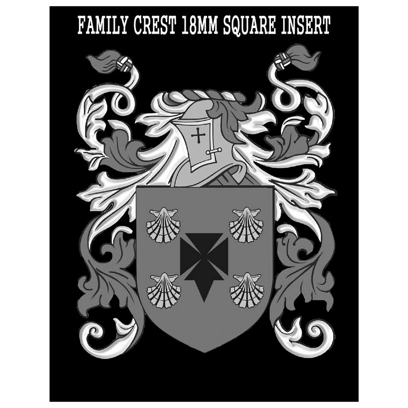 MacLachlan-Design Brieföffner mit Gravur, mit Wappen, Briefmarken