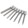 Hex Bit Socket, 7 Piece 3/8 Square Socket Bit, 1/8