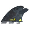 FCS Surfboard Fins AM PG Tri-Fin Set Black/Acid L