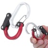 2-Piece Carabiner Hook Aluminium Carabiner Hook Outdoor Multifunctional Quick Release