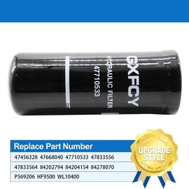 47710533 Hydraulic Filter Replace 47456328 47668040 47833556 47833564 84202794 84204154 84278070 P569206 HF9500 Compatible with Case New Holland C227 C232 C234 C238 L213 L215 L218 L223 L225 L230