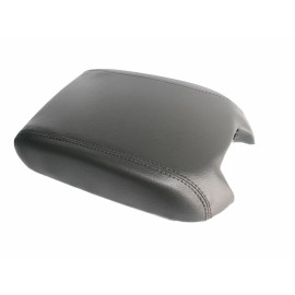 Ford Fits 10-19 Ford Taurus Real Leather Center Console Lid Cover Black