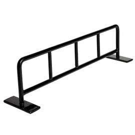 FLVFF Fingerboard Rail Bike Rack Metal Solid Steel Grind Rails Ramp and Skate Parks (BR) (Black)