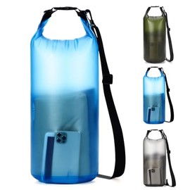 Bolsas secas para kayak impermeables, bolsa de almacenamiento en seco de 5 l/10 l, bolsa ligera para natación, canotaje, pesca, viajes, camping y play