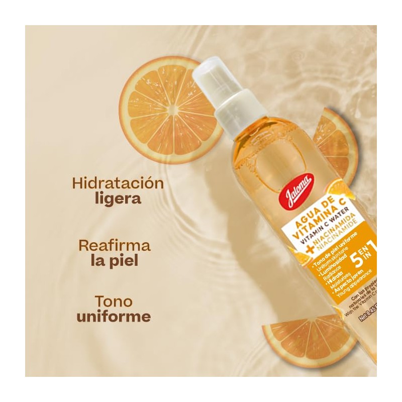 Jaloma | Agua de Vitamina C con Niacinamida 250ml, tónico