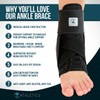 Zenith Ankle Brace, Lace Up Adjustable Support – for Running,