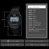 SKMEI Mens Boys Classic Clear Digital Watch Retro Alarm Metal