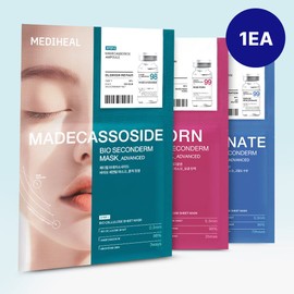 MEDIHEAL Bio Seconderm Mask 1ea - Rose PDRN Bio Seconderm Mask Pore Tightening 1ea