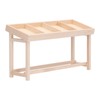 Doll House Shelf Display Racks 1:12 Miniature Wooden Stand Shelf