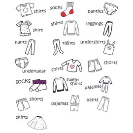 Veemoon Removable Dresser Clothes Labels: Wardrobe Clothing Decals for Drawer Organizing & Bedroom Decoration